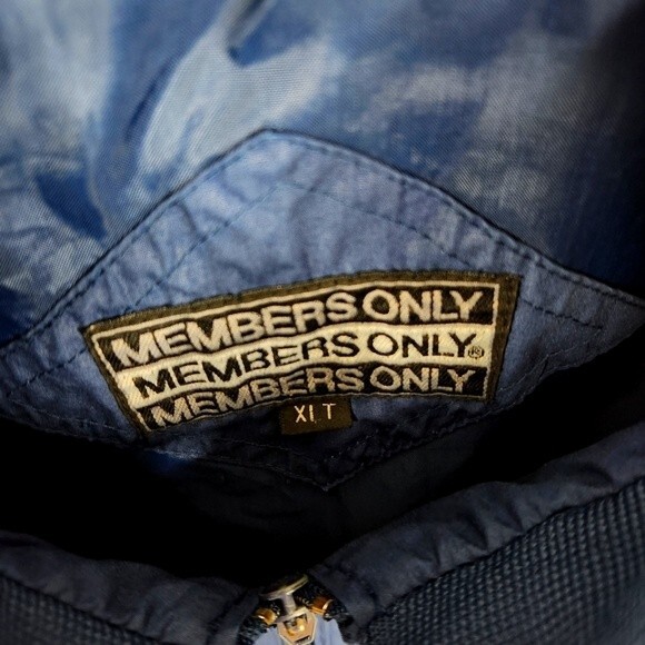 Members Only Mens Classic Iconic Racer Full Zip Jacket Size XLT - Picture 6 of 10